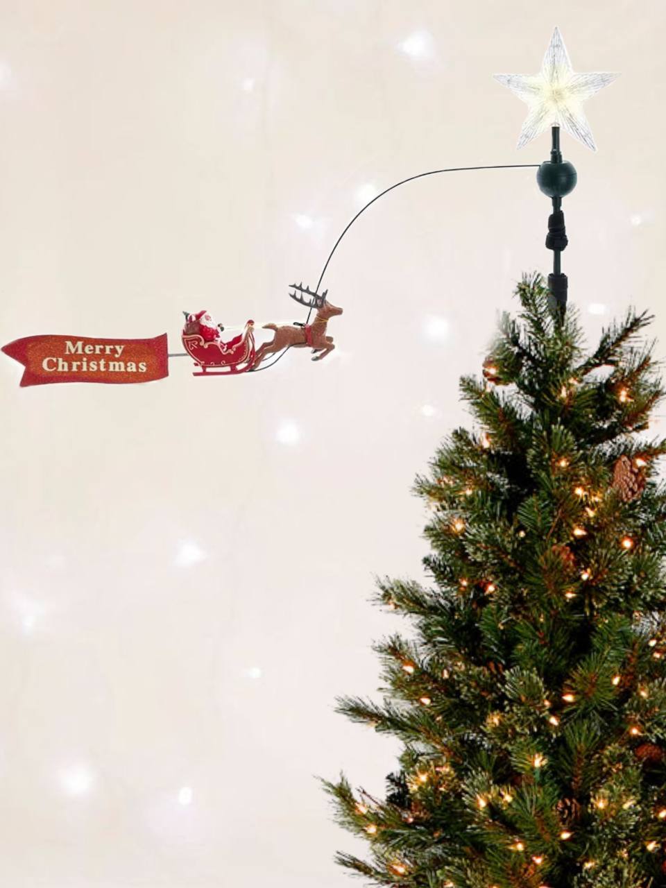 Christmas Star Holiday Decoration F07M4-34-WS001 – Wizardi