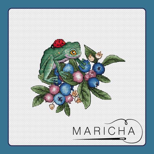 Frog - PDF Cross Stitch Pattern