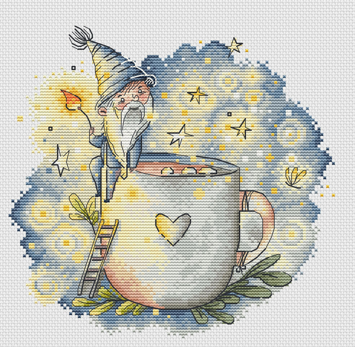 Cup of Magic - PDF Cross Stitch Pattern