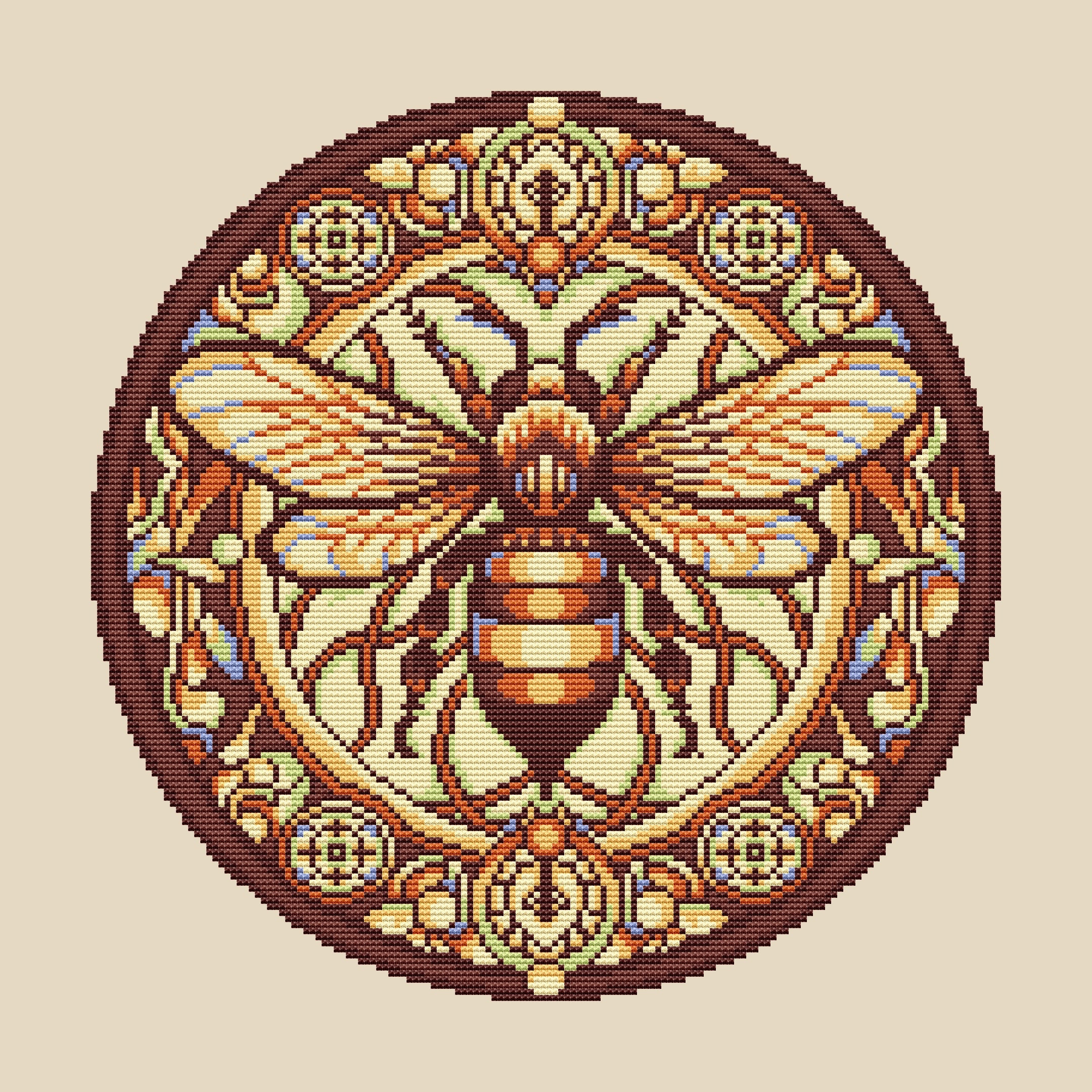 Wasp - PDF Cross Stitch Pattern – Wizardi