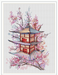Pagoda - PDF Cross Stitch Pattern - Wizardi