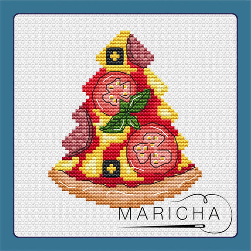 Pizza - PDF Cross Stitch Pattern - Wizardi