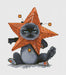Christmas cat - PDF Cross Stitch Pattern - Wizardi