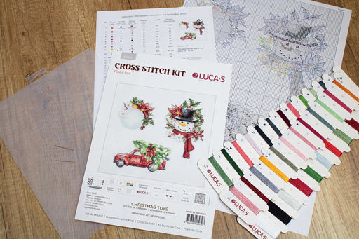 Christmas Toys JK037L Counted Cross-Stitch Kit - Wizardi