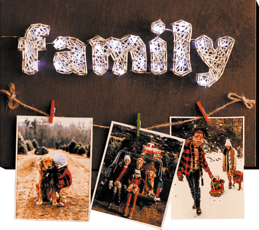 Creative Kit/String Art Happy family ABC-016 - Wizardi