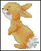 Little Bunny 2 - PDF Free Cross Stitch Pattern - Wizardi