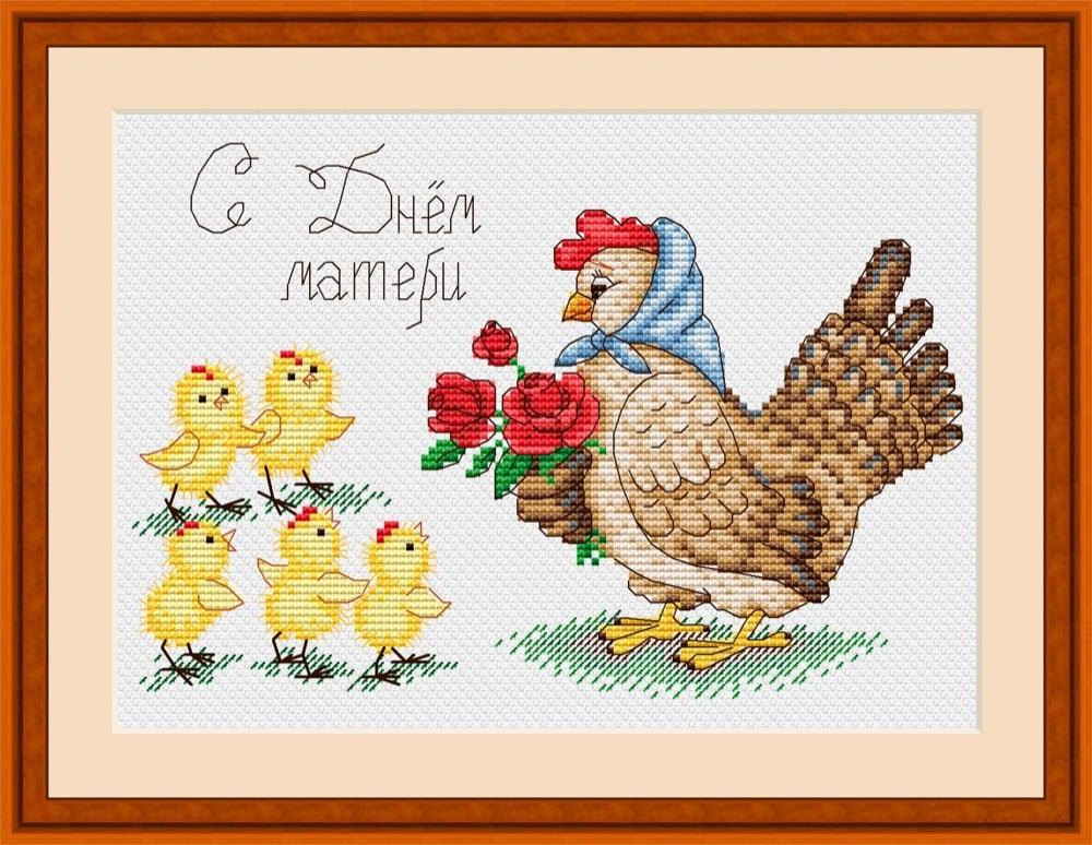 mother-s-day-chicken-and-chicks-counted-cross-stitch-pattern-free-fo-wizardi