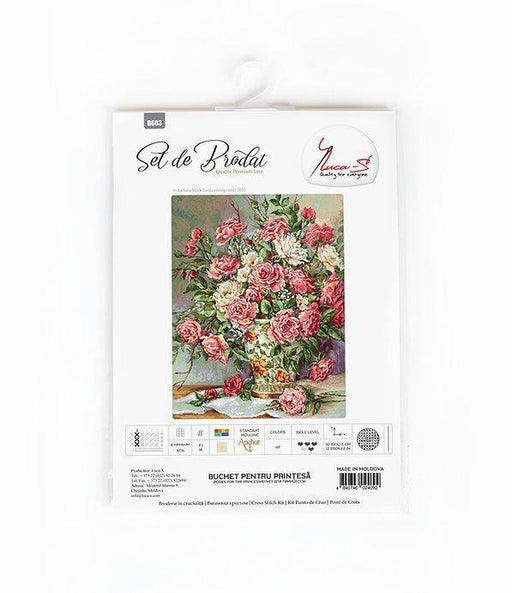 Posies for the Princess B603L Counted Cross-Stitch Kit - Wizardi