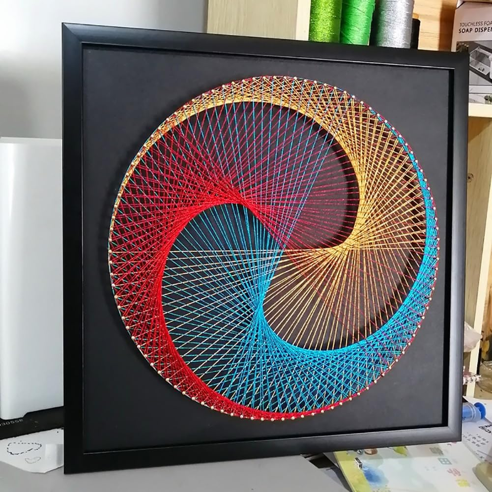 Why Straight Lines Look Curved: The String Art Illusion – Wizardi
