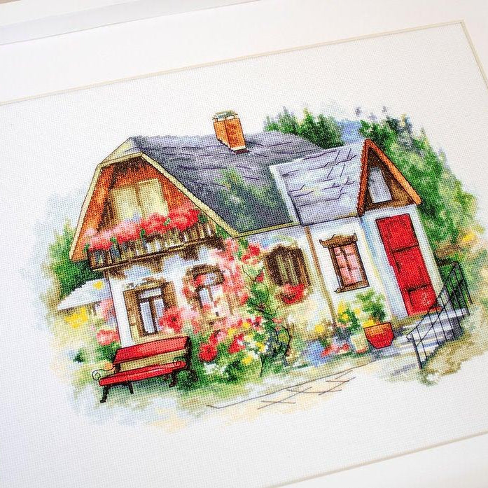 Dreaming of Owning a House? Cross-Stitch One to Make the Dream Come True! - Wizardi