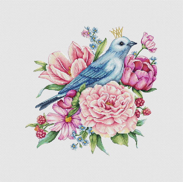 Bird of Happiness - PDF Cross Stitch Pattern