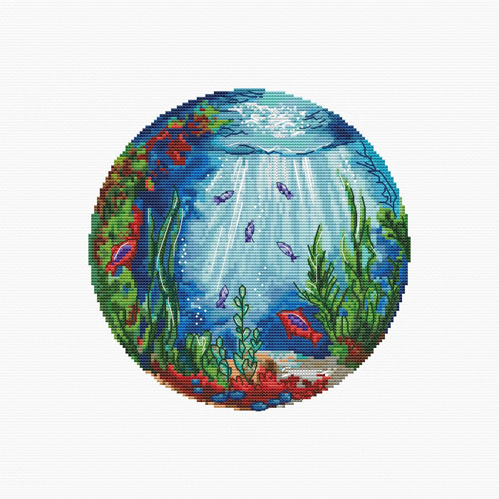 Undersea World 2 - PDF Cross Stitch Pattern