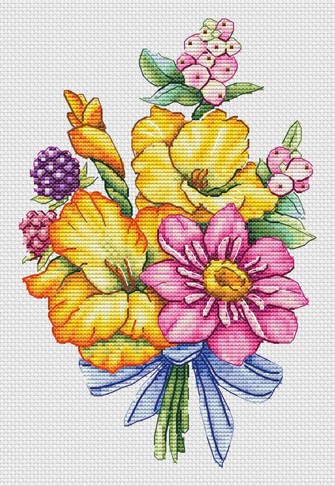 Gladiolus Bouquet - PDF Cross Stitch Pattern