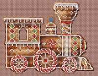 Gingerbread Train - PDF Cross Stitch Pattern