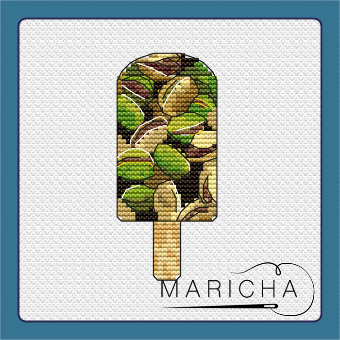 Pistachios - PDF Cross Stitch Pattern