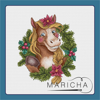 New Year's Horse - PDF Cross Stitch Pattern