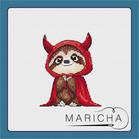 The Lazy Devil - PDF Cross Stitch Pattern