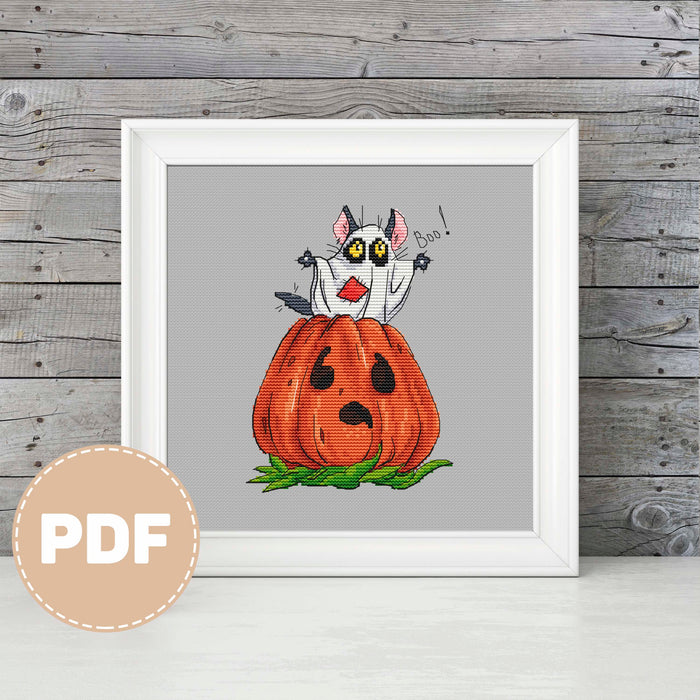 BOO - PDF Cross Stitch Pattern