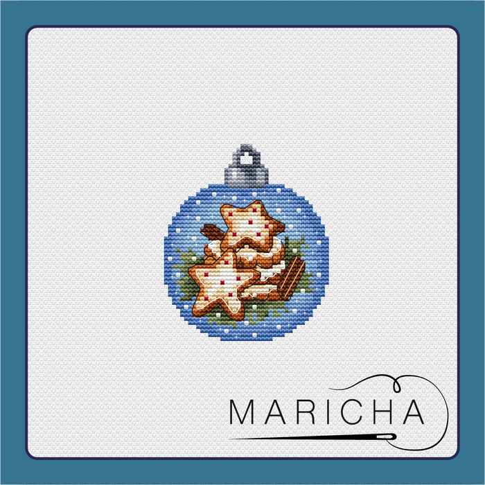 Christmas ornament. Cookies - PDF Cross Stitch Pattern