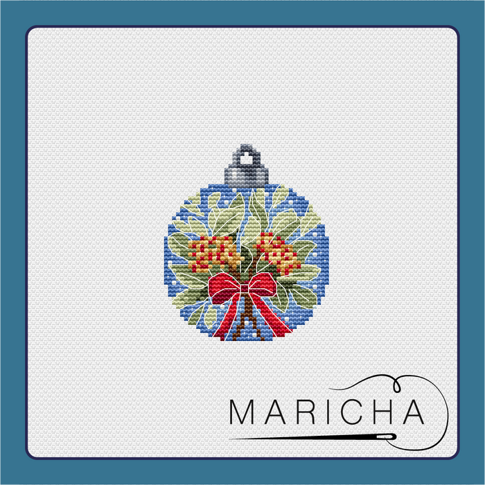 Christmas ornament. Berry - PDF Cross Stitch Pattern