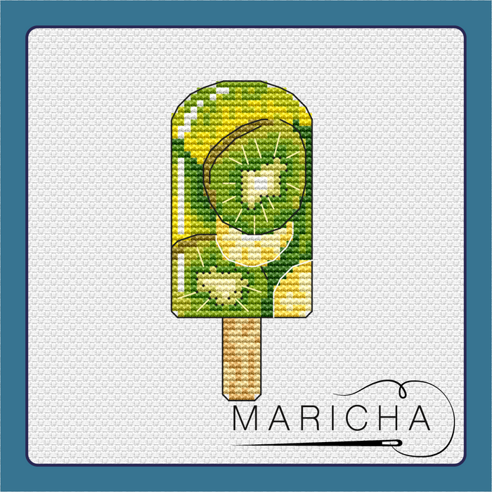 Kiwi - PDF Cross Stitch Pattern