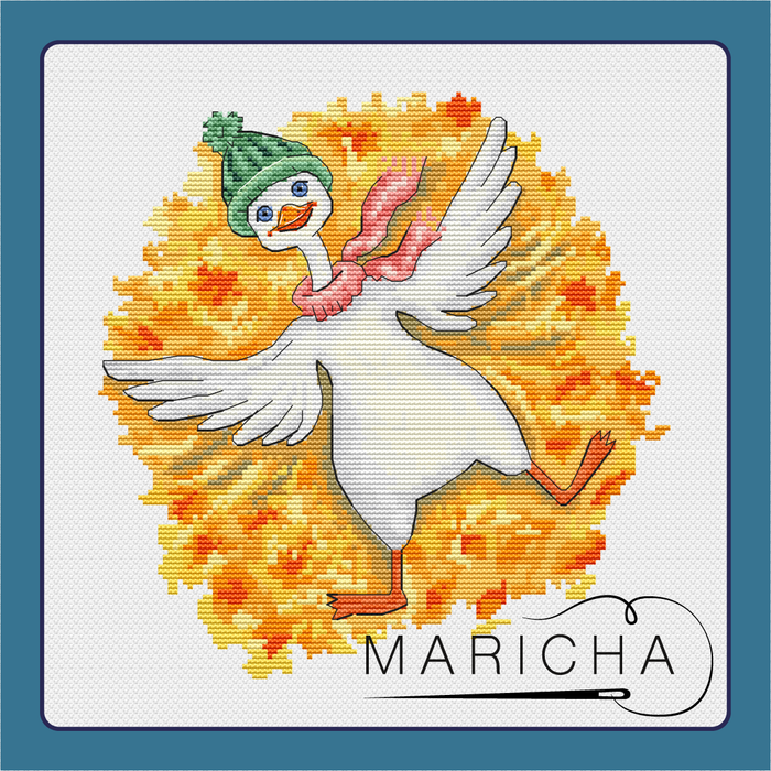 Autumn Angel - PDF Cross Stitch Pattern