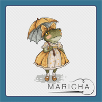 Baby Frog - PDF Cross Stitch Pattern