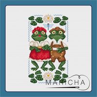 Mr. and Mrs. Quaker - PDF Cross Stitch Pattern