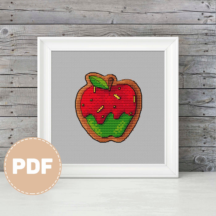 Apple - PDF Cross Stitch Pattern