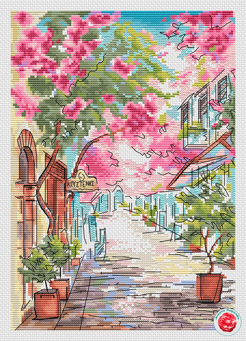 Mediterranean Mood - PDF Cross Stitch Pattern