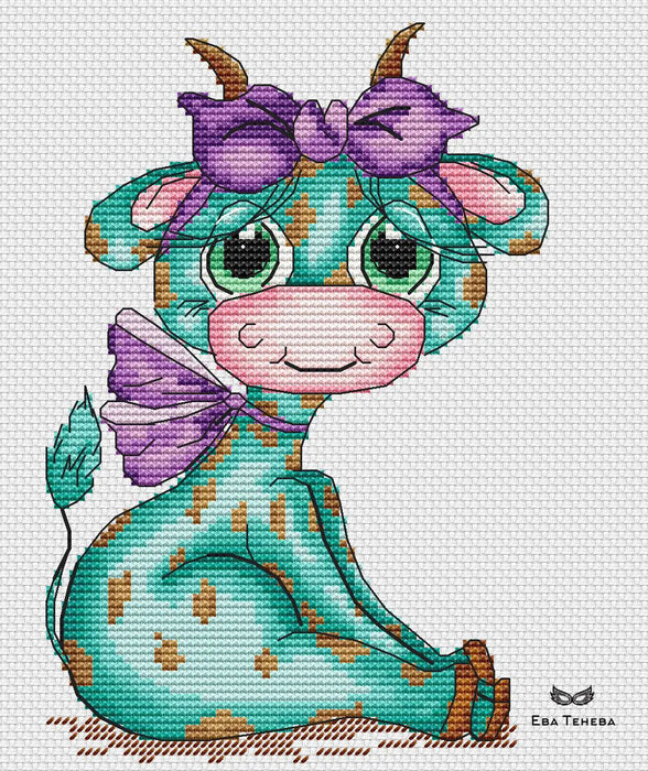 Glamorous Lily - PDF Cross Stitch Pattern