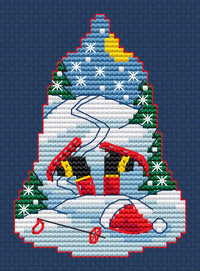 Run, Santa, run!  - PDF Cross Stitch Pattern