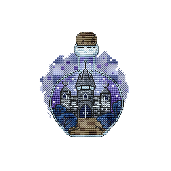 Magic in a bottle - PDF Cross Stitch Pattern