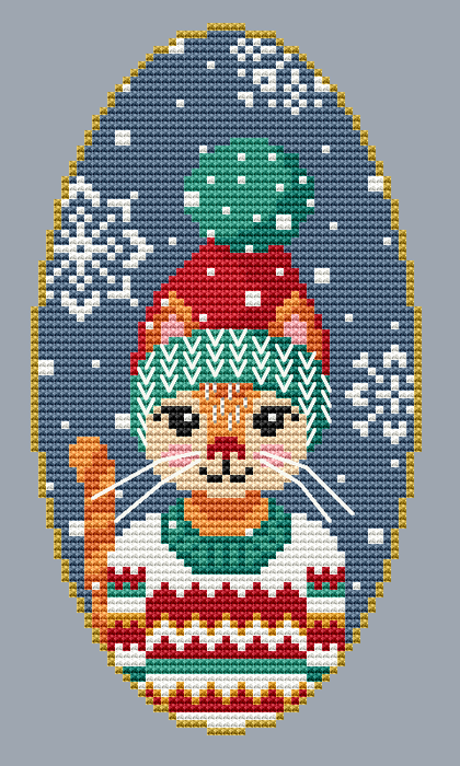 New Year`s mood - PDF Cross Stitch Pattern