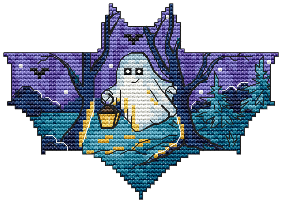 in the forest - PDF Cross Stitch Pattern