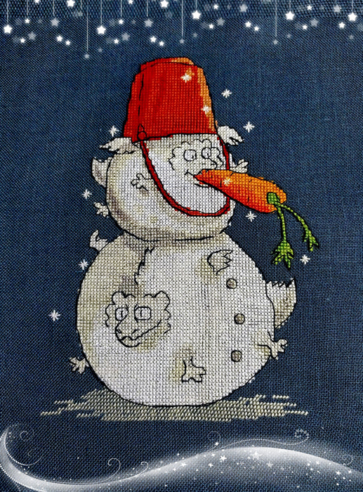 Snowman - PDF Cross Stitch Pattern