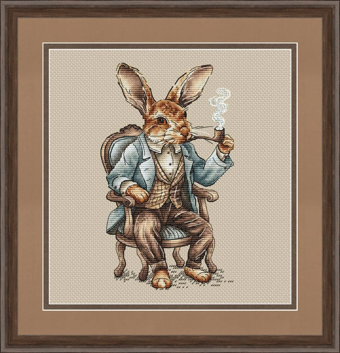 Aristocratic Hare - PDF Cross Stitch Pattern