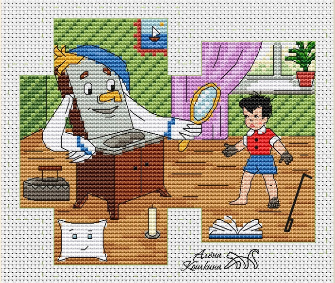 Moydodyr - PDF Cross Stitch Pattern