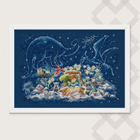 Night Dreams: Dinosaur - PDF Cross Stitch Pattern
