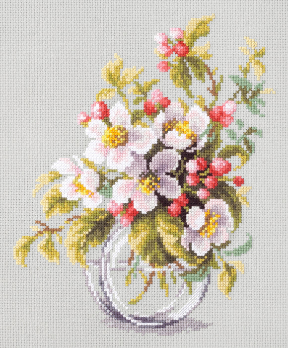 Blooming Apple Tree 100-011 Counted Cross-Stitch Kit