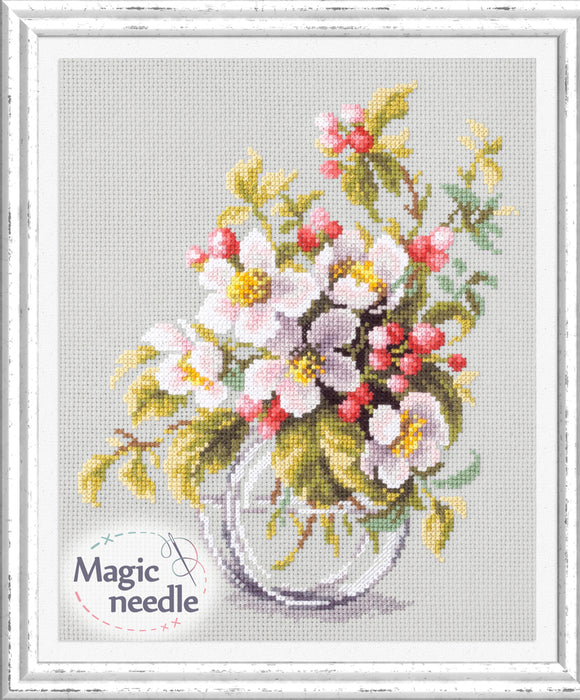 Blooming Apple Tree 100-011 Counted Cross-Stitch Kit