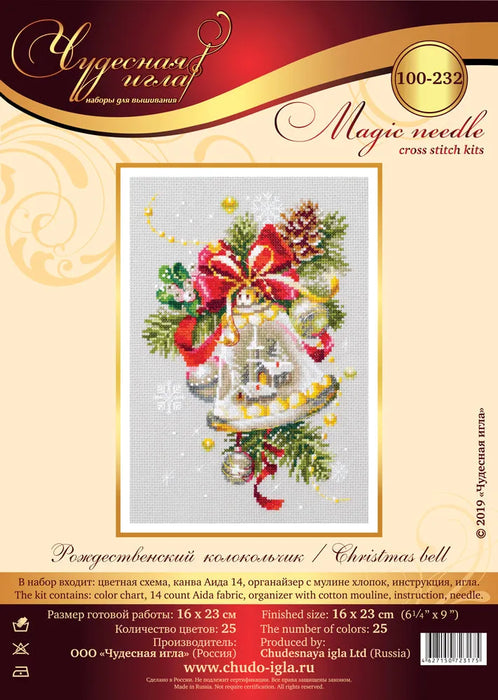 Сhristmas Bell 100-232 Counted Cross-Stitch Kit