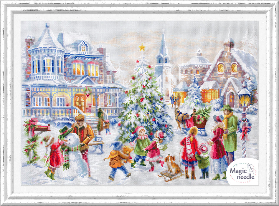 Christmas Eve 100-250 Counted Cross-Stitch Kit