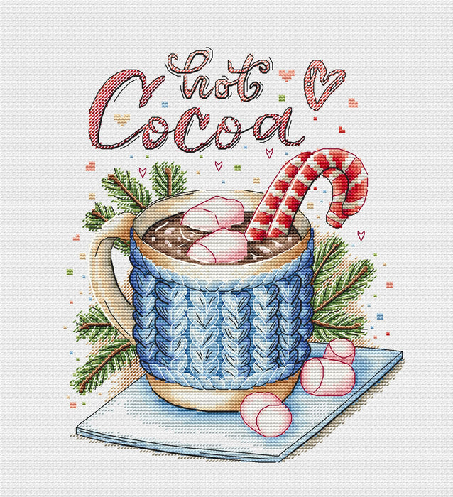 Hot Cocoa - PDF Cross Stitch Pattern