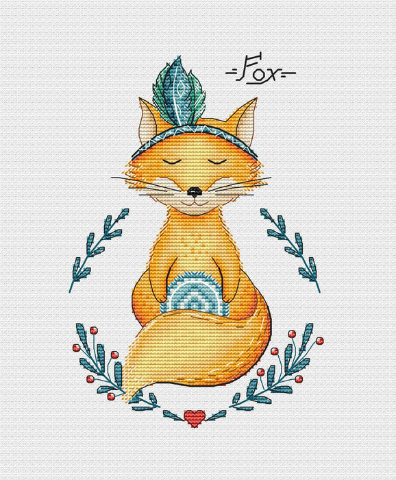 The wisdom of the fox - PDF Cross Stitch Pattern