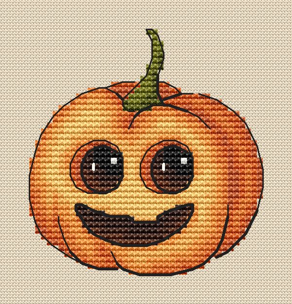 Pumpkin - PDF Cross Stitch Pattern