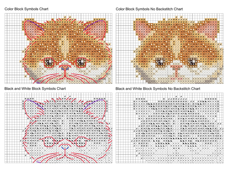 Gift Kitten Comb - PDF Cross Stitch Pattern