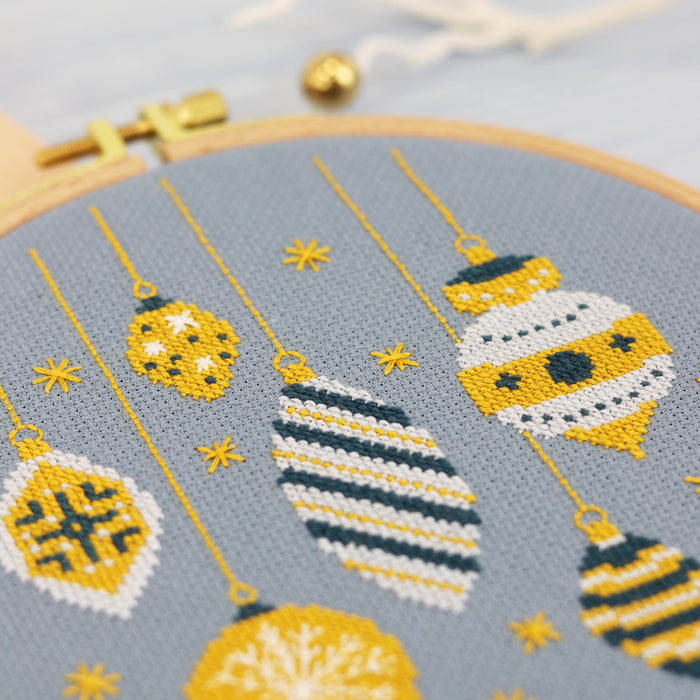 Winter Ornaments - Free PDF Cross Stitch Pattern