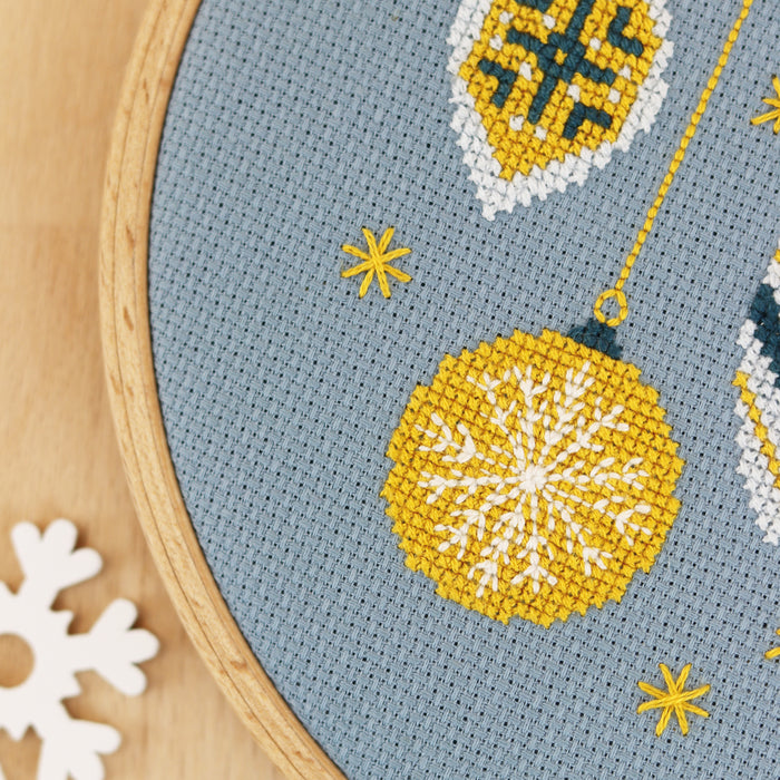 Winter Ornaments - Free PDF Cross Stitch Pattern