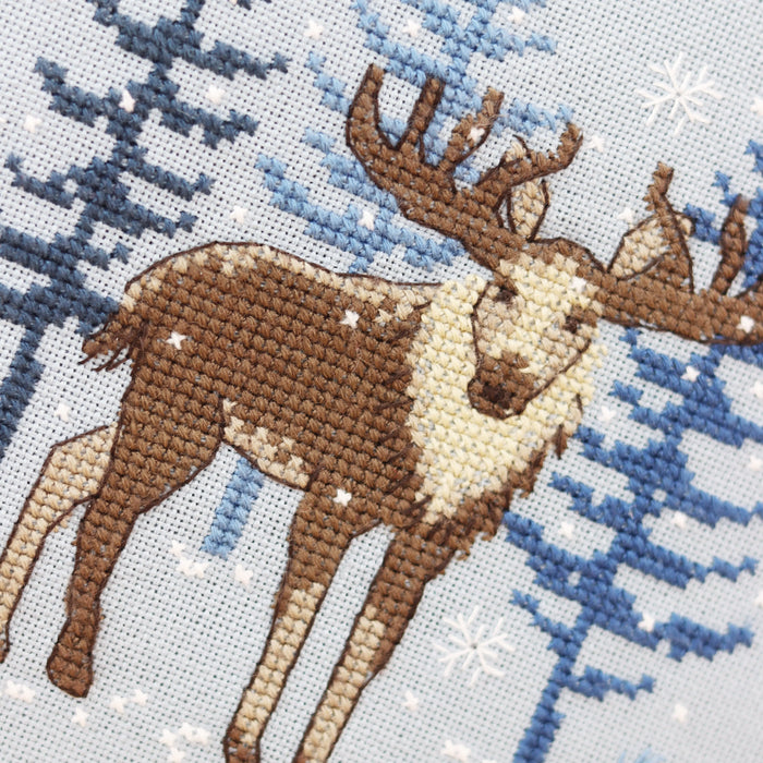 Nordic Moose - Free PDF Cross Stitch Pattern